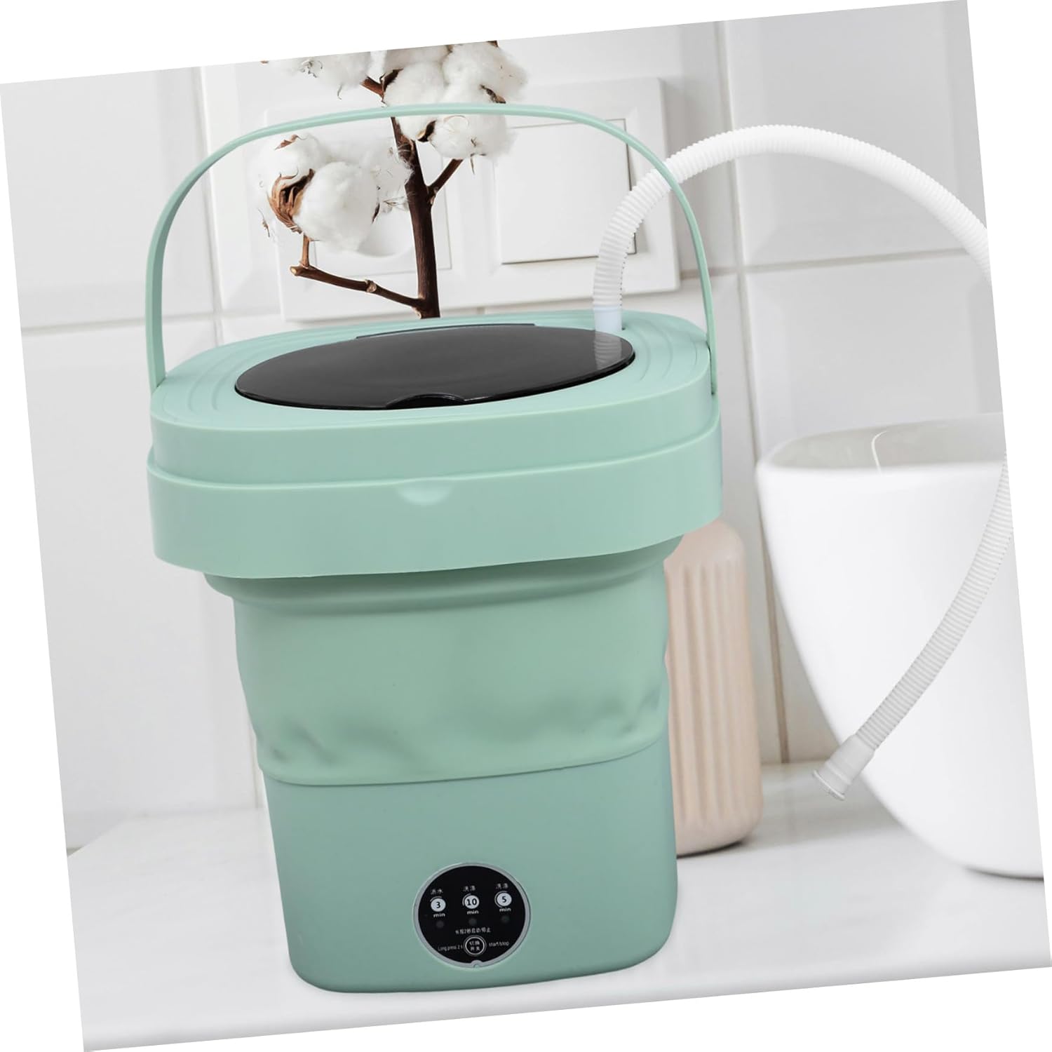 Portable Mini Washing Machine Washer Dryer for Home and Travel Compact Design Multiple Washing Modes and Easy Storage