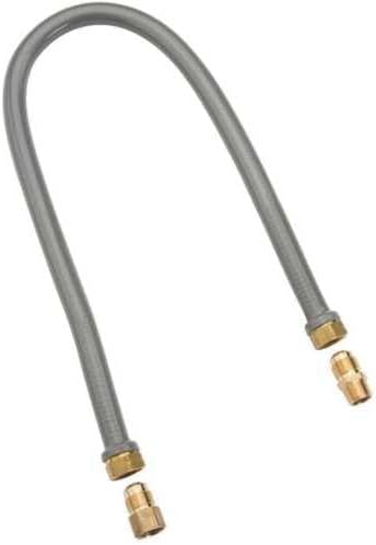 Replacement for Stainless Steel PVC Coated Outdoor Gas Appliance Connector, 5/8 in. OD, 1/2 in. Repair Part