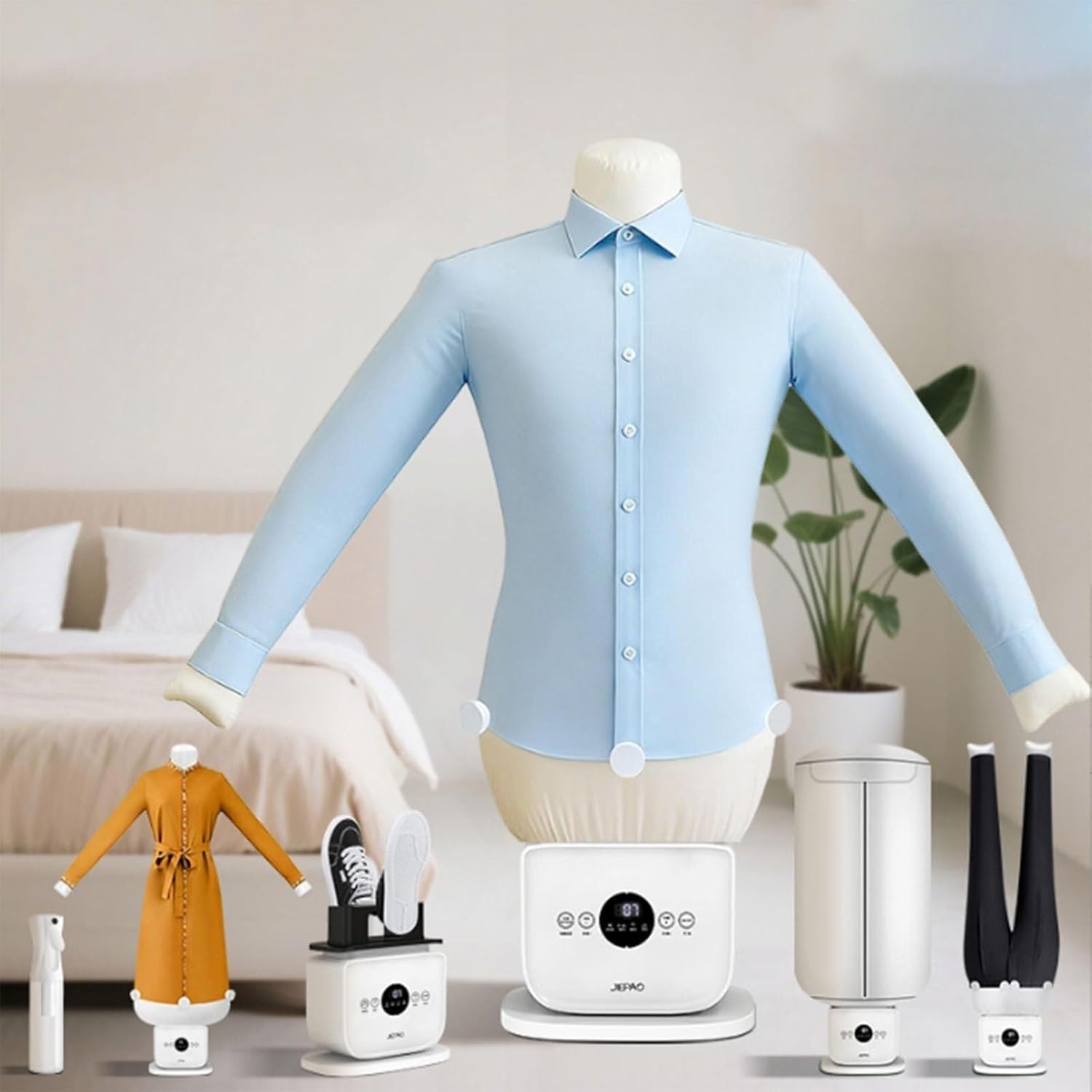 Hands Free Automatic Touched Ironing Machine,360° Without Blind Spots Quick Drying,Temperature Adjustable