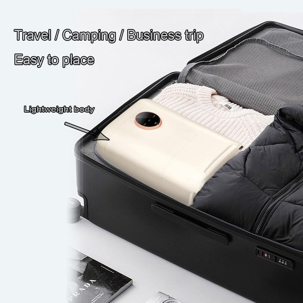 Portable Washing Machine 5L Capacity Single Tub Laundry Washer 21X21X26cm Small Washer Perfect For Camping, Travelling, Apartment, Dorm, Home