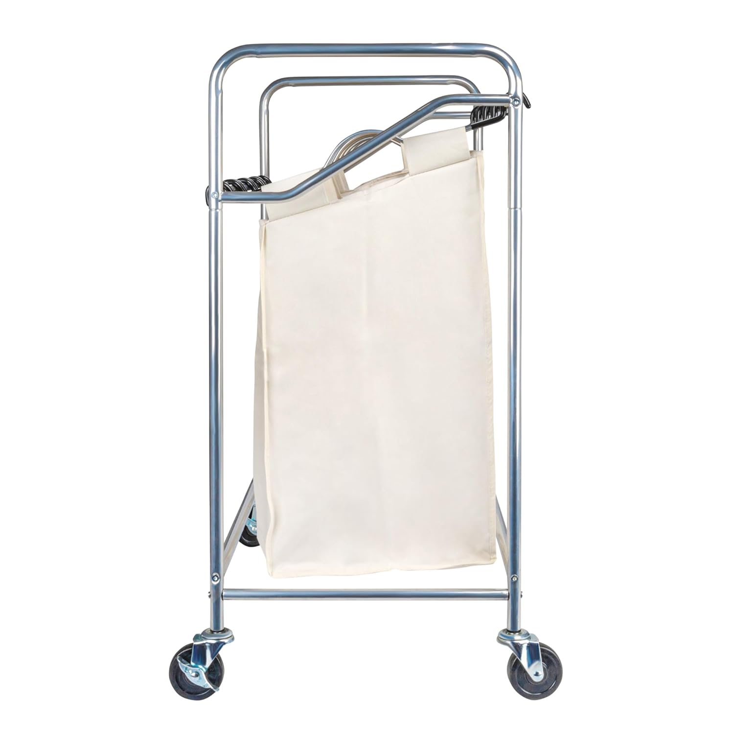 Household Essentials Four Bag Laundry Sorter, Chrome Finish