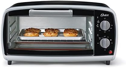 Oster Toaster Oven, 4 Slice, Black (TSSTTVVG01)