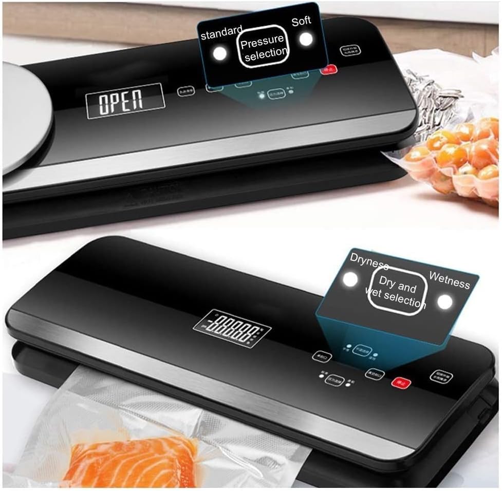 MIXIA Multifunctional Household Vacuum Packing Machine, Portable Vacuum Sealing Machine, Food Vacuum Sealer Automatic Industrial Household Small Kitchen Appliances Home essentials