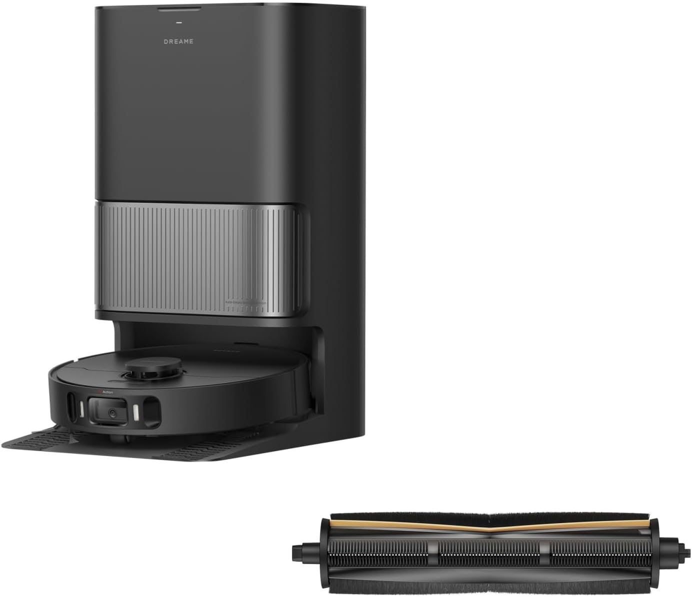 DREAME L40s Ultra AE Robot Vacuum Cleaner (Black) and TriCut Brush