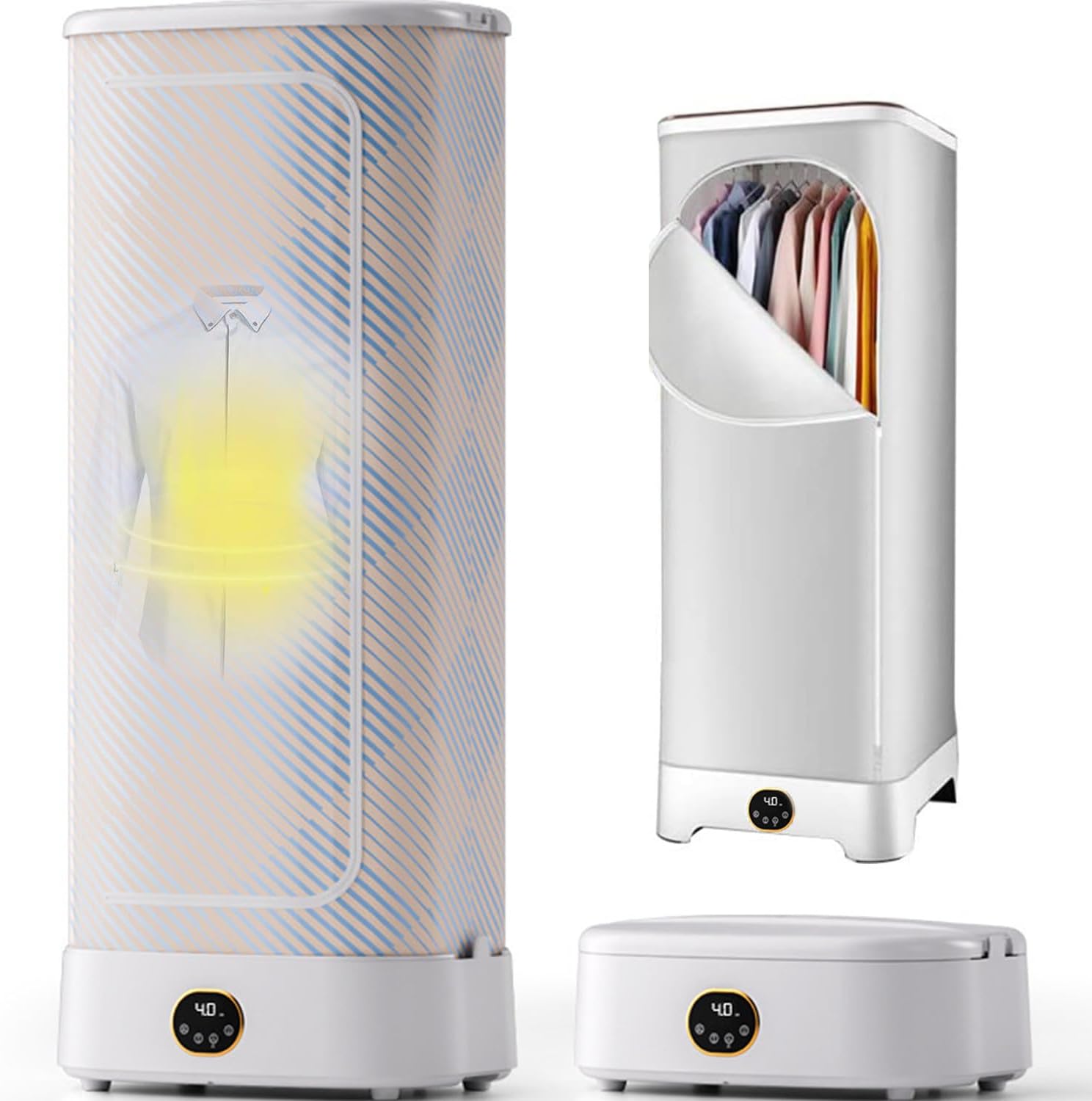 Portable Clothes Dryer - Portable Dryer,Electric Clothes Dryer, Automatic Ironing Machine,Underwear, Baby Clothes - Quick and Easy to Use Small/Compact Dryer Machine