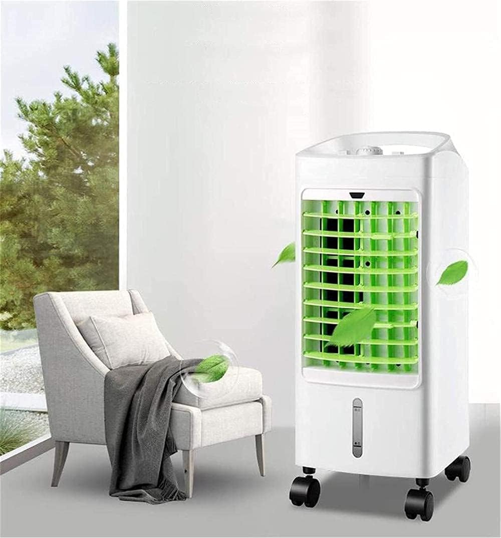 Portable Air Conditioner Cooler Air Conditioner Evaporative Coolers Portable Evaporative Air Fan Cooler And Humidifier With 5 L Watertank Whisper-Quiet Personal Indoor Cooler 2-I