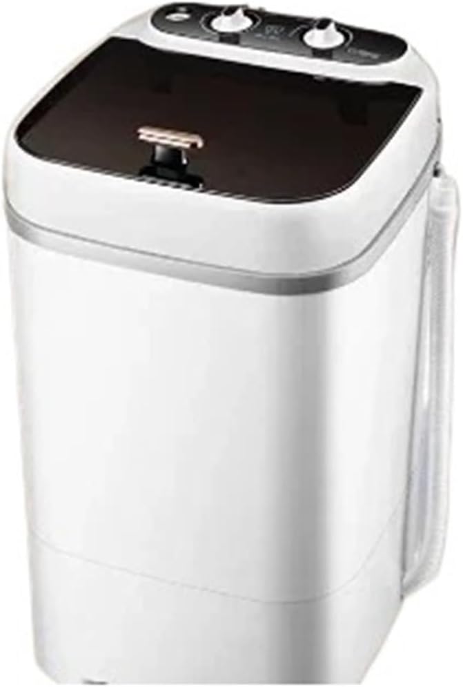 Compact Laundry. Household Washing Machine Large Capacity Mini And Small Semi-automatic Rental Option Portable Easy To Operate .Portable(Black)