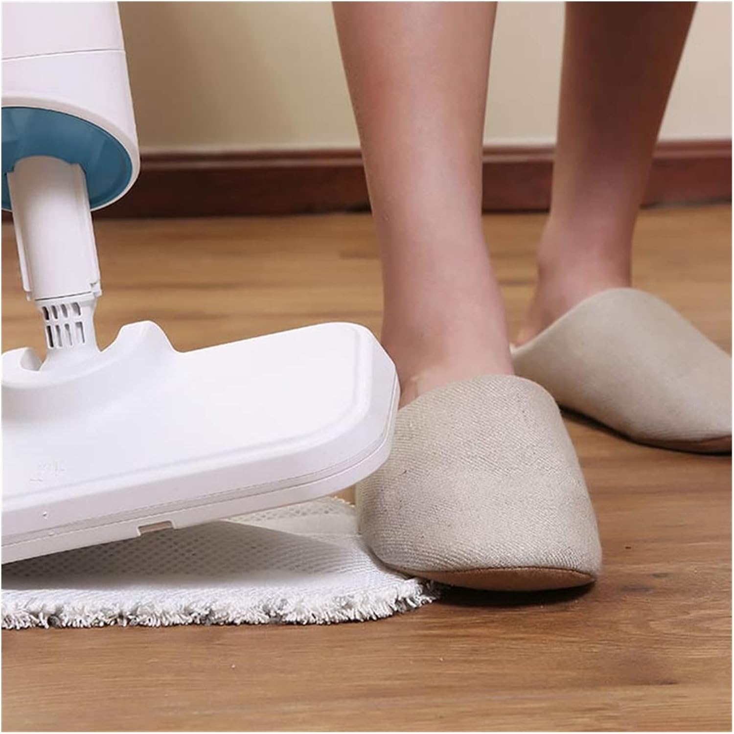 Wet Dry Vacuum Cleaner Household Steam Mop High Temperature Cleaner Steam 1200W Multifunctional White Cleaner Electric Brush Floor Steam Mop Floor Cleaning