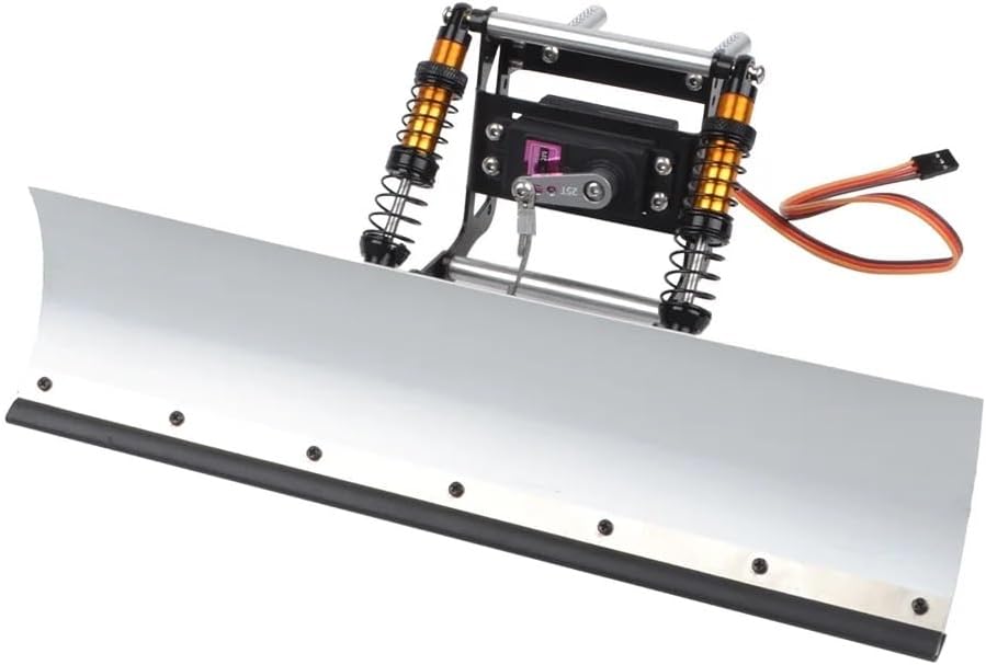 Metal Snow Plow Shovel Compatible with 1/10 RC Crawler Compatible with Bronco TRX6 II Models 90046 90047
