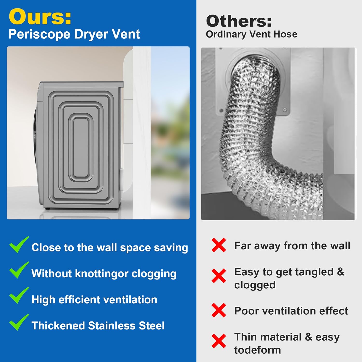 Adjustable Periscope Dryer Vent, 29-45