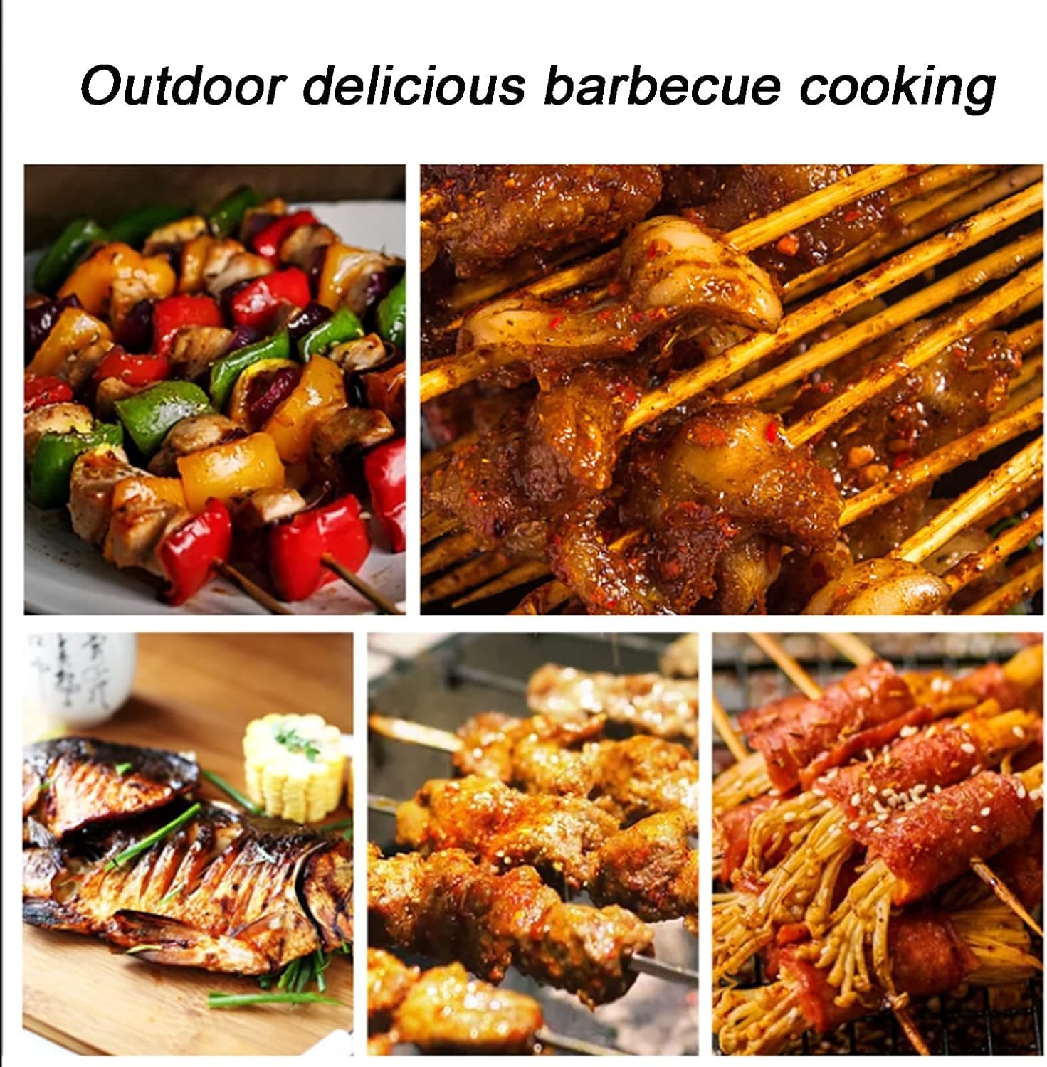 Fire Pit Outdoor fire Pit, 28-inch Square Wood-Burning fire Pit, with Spark Screen, Fireplace Poker, Barbecue Set