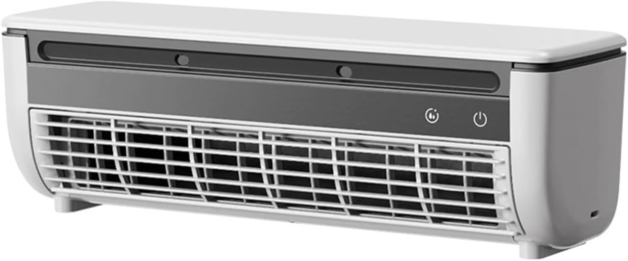 2025 New Wireless Wall AC: No Drill Portable Air Conditioner, 30s Fast Cooling & 6000mAh for Kitchen, Bedroom, Garage (White)