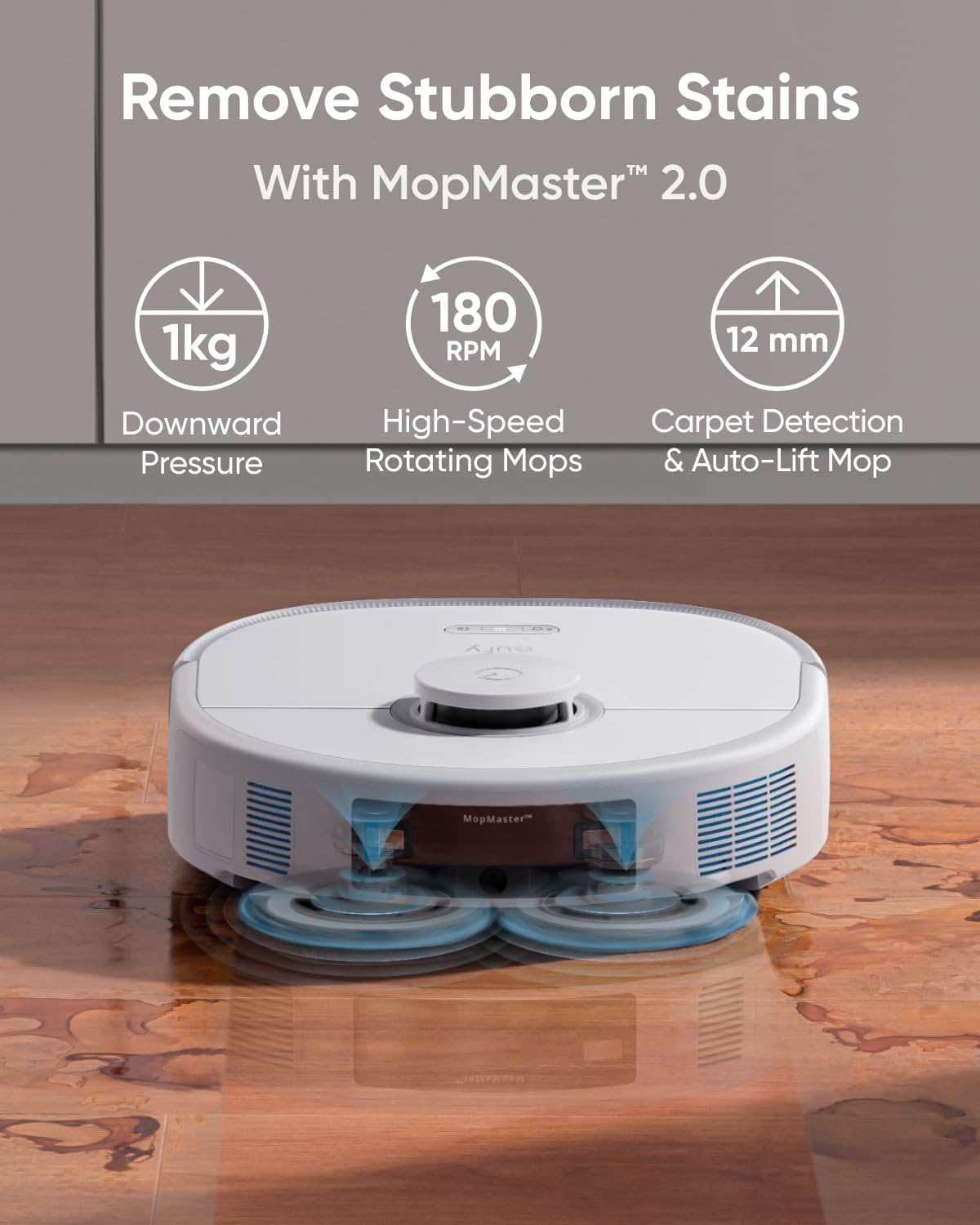 eufy X10 Pro Omni Robot Vacuum White + 6-Pack Large Capacity Dust Bags