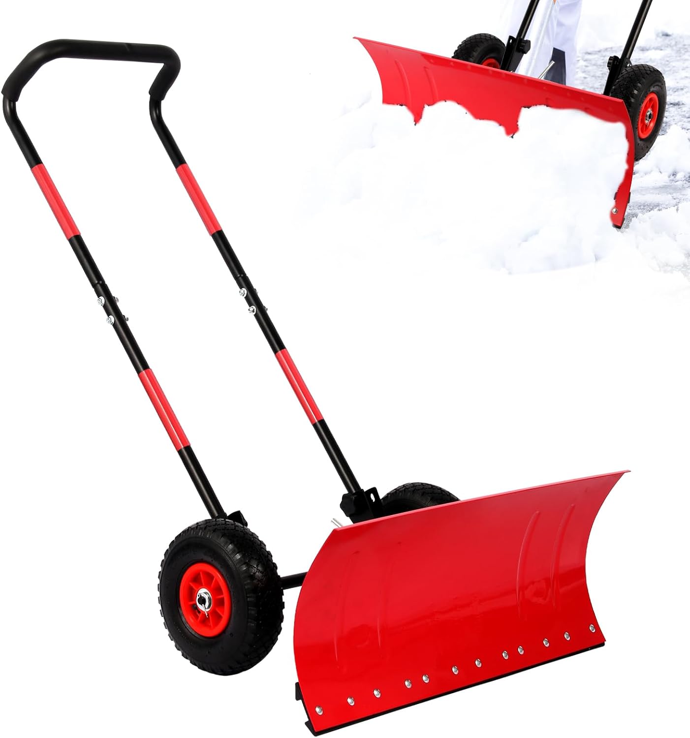 Snow Shovel with Wheels,29