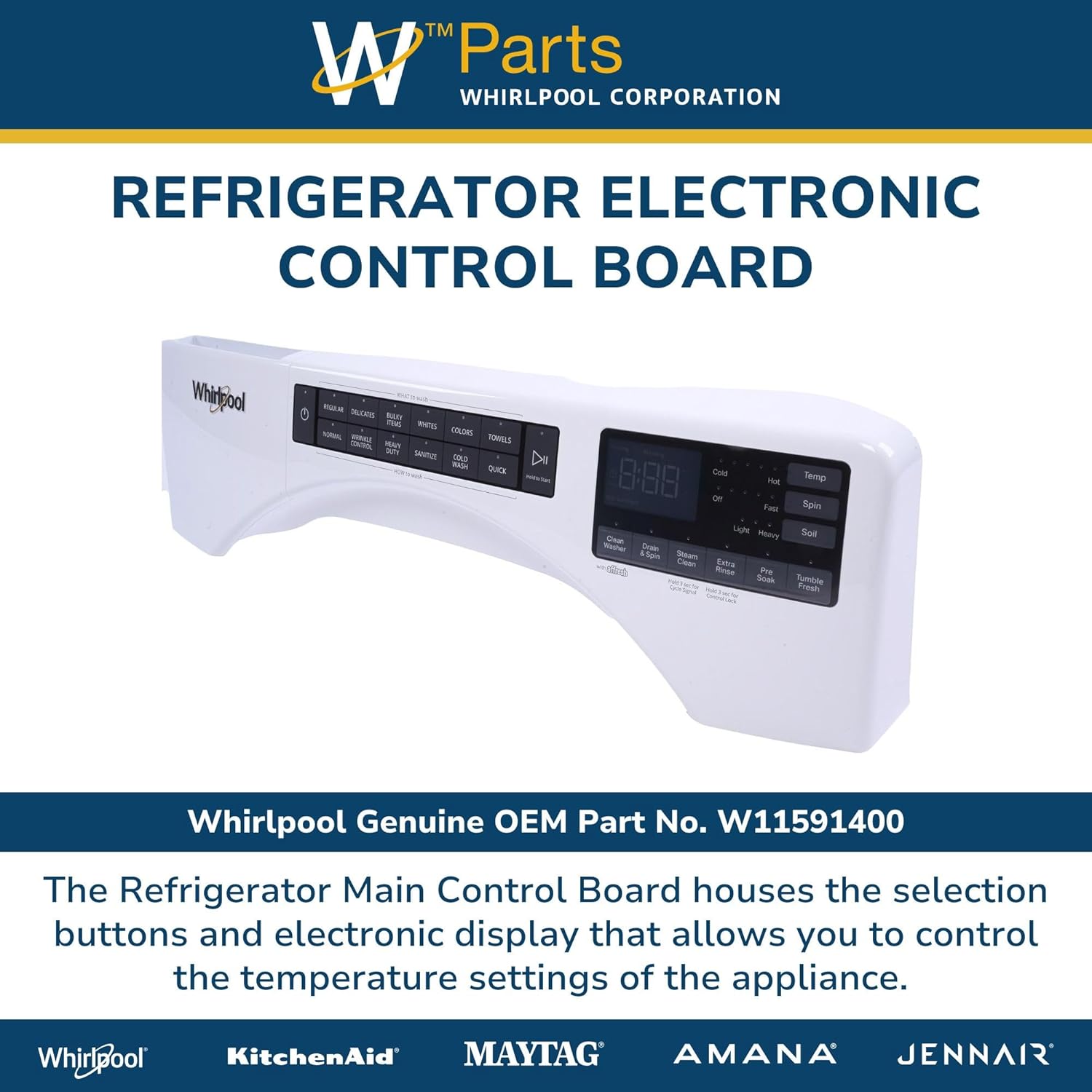 Whirlpool WP71003401 OEM Oven Control Board, Black