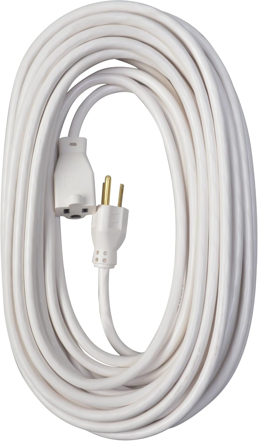 West Bend 0.9 Cu Ft 900W Microwave & Woods 40' 16/3 White Extension Cord with 3 Outlets