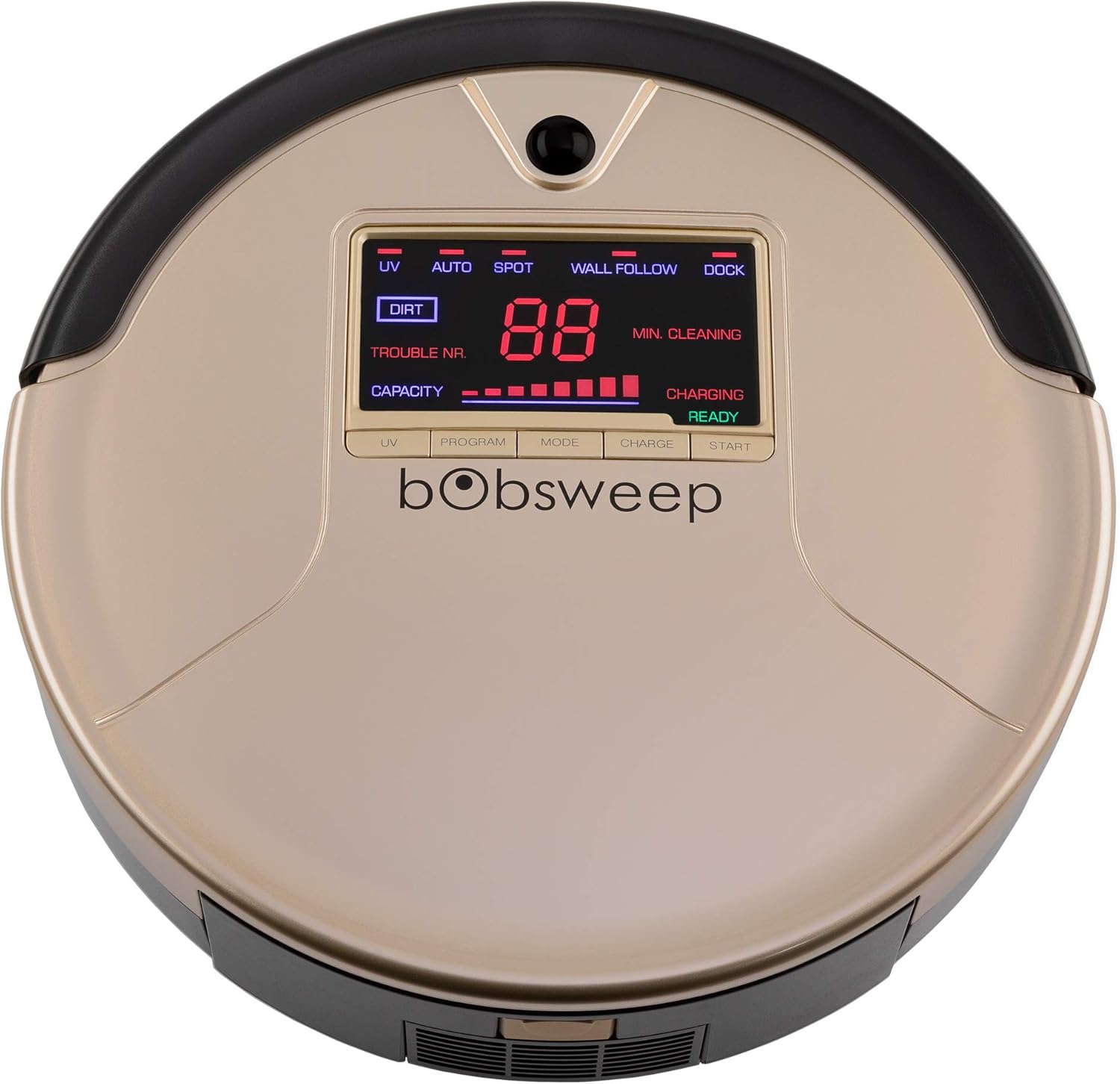 bObsweep PetHair Robot Vacuum Cleaner and Mop, Champagne