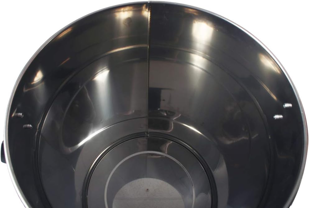 Cen-Tec Systems Hamiantus 10 Gallon Dry Commercial Canister Vacuum with 4-Stage Filtration, Stainless Steel