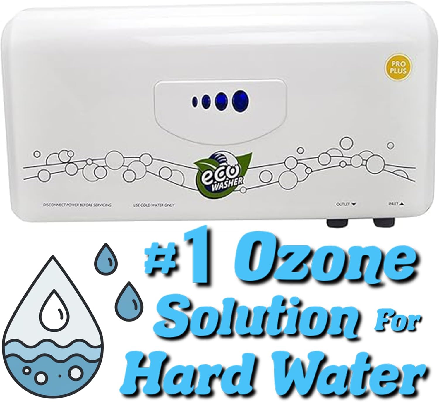 NEW to Amazon EcoWasher®ProPlus #1 Hard Water Ozone Laundry Solution| Celebrating 13th Anniversary Model Combining Ozone Ionization 