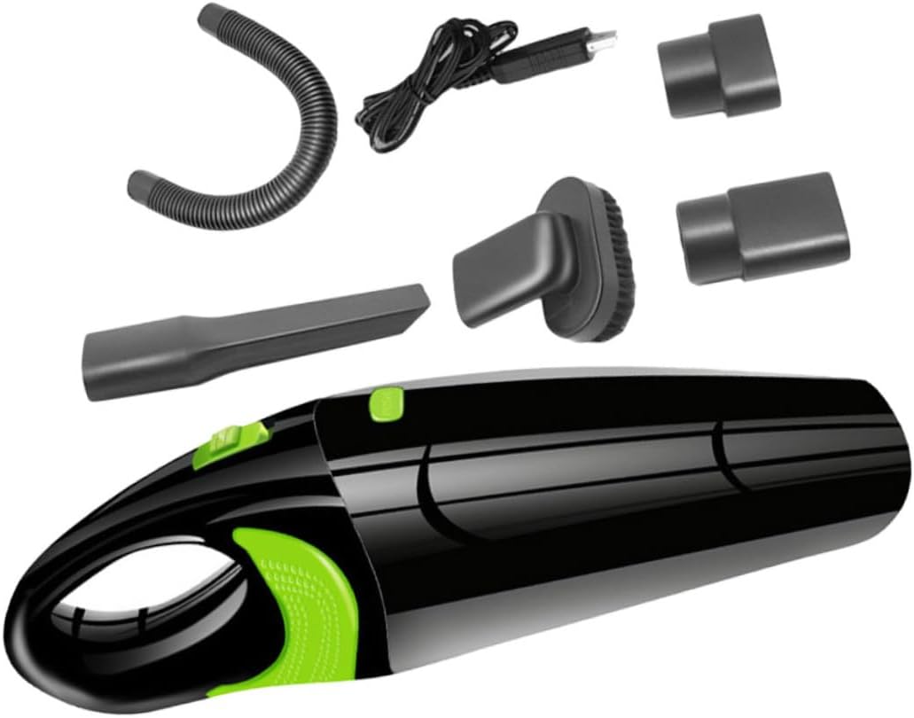 Alipis 3pcs Cordless Car Vacuum Handheld Wet Dry Vacuum Nozzles Rechargeable Low Noise for Home Car Cleaning