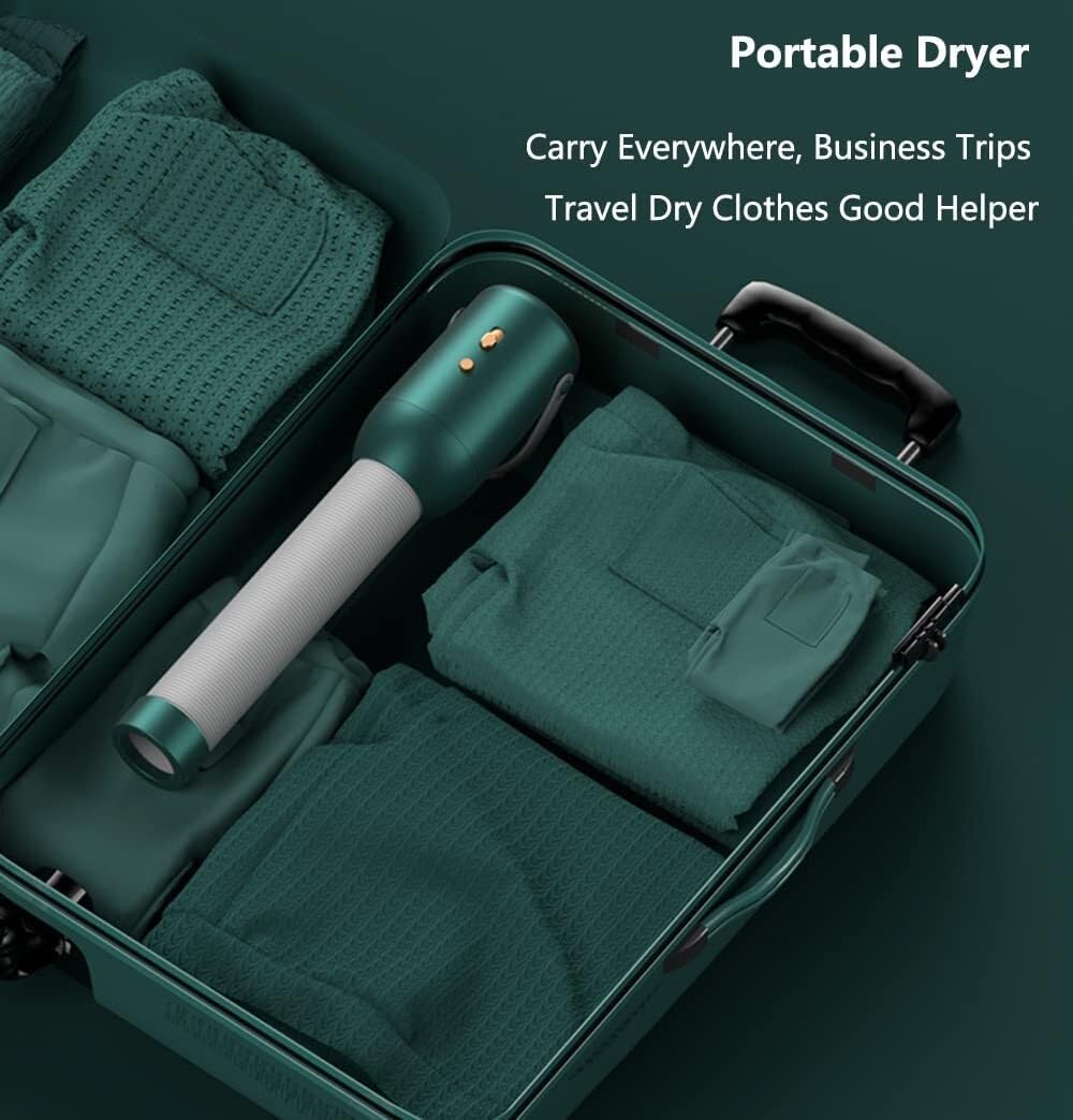 Portable Clothes Dryer Mini/Compact Dryer for Apartment RV Travel Fast-Drying Machine with 2 Gear Adjustable clothes dryers(Yellow)