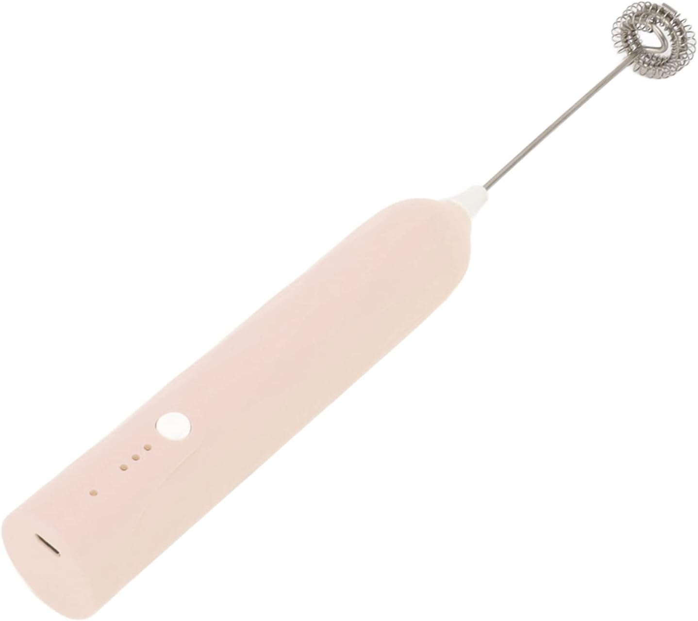 Small Household Egg Beater Mini Multifunctional Blender Handheld Electric Stirrer Foam Maker Whisk Cordless Milk Coffee Foamer (Apricot)