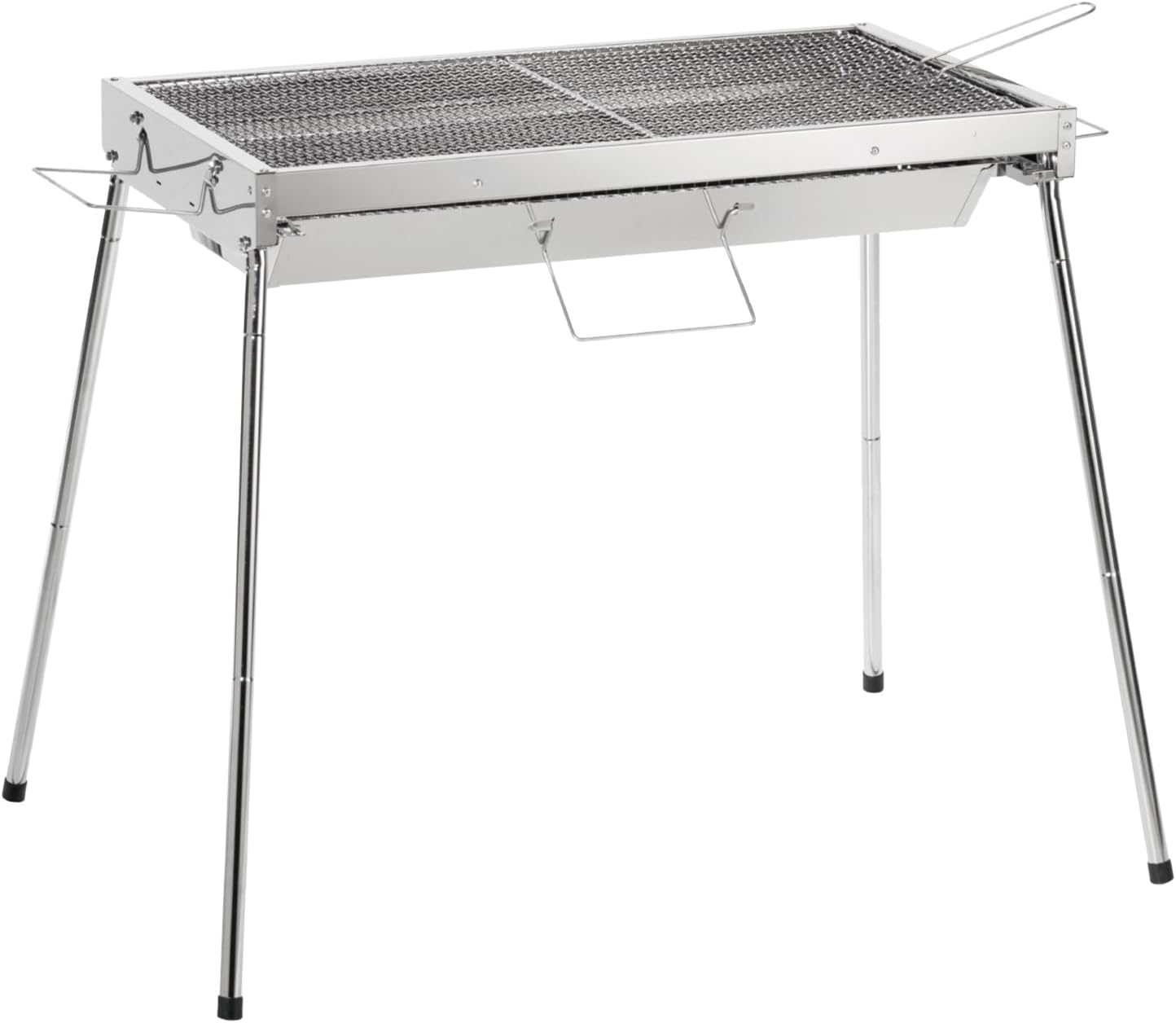 BUNDOK LL BD-539 Stainless Steel Slide Stove, Barbecue, Camping, Outdoors, Barbecue, Charcoal Fire