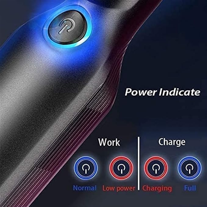Small Car Vacuum Cleaner Cordless, Portable Handheld Vacuum Cleaners, Rechargeable Wet Dry Vacuum for Home Office Car Furniture Carpet Pet Hair, Strong Suction, 3x2000mAh Li-ion Battery
