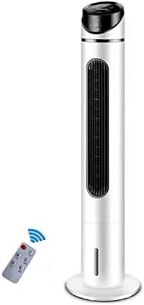 NBgy Tower Type Air Cooler, Remote Control Type Air Cooler, Silent Air Conditioner, Air Purification, Suitable for Living Room Bedroom Kitchen, Etc, White, 115x30cm