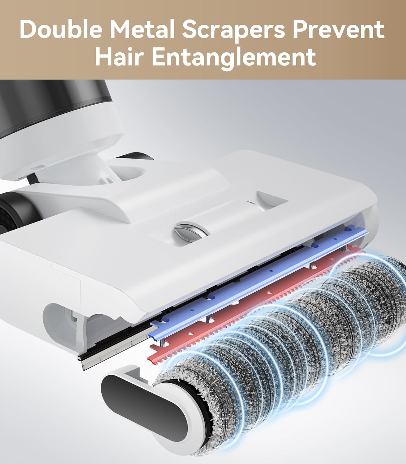 JONR ED20 Pro 4-in-1 Cordless Wet Dry Vacuum Cleaner, 17000 Pa Vacuum Suction Power, Self-Cleaning and Automatic Drying with One Click, Intelligent Voice Reminder