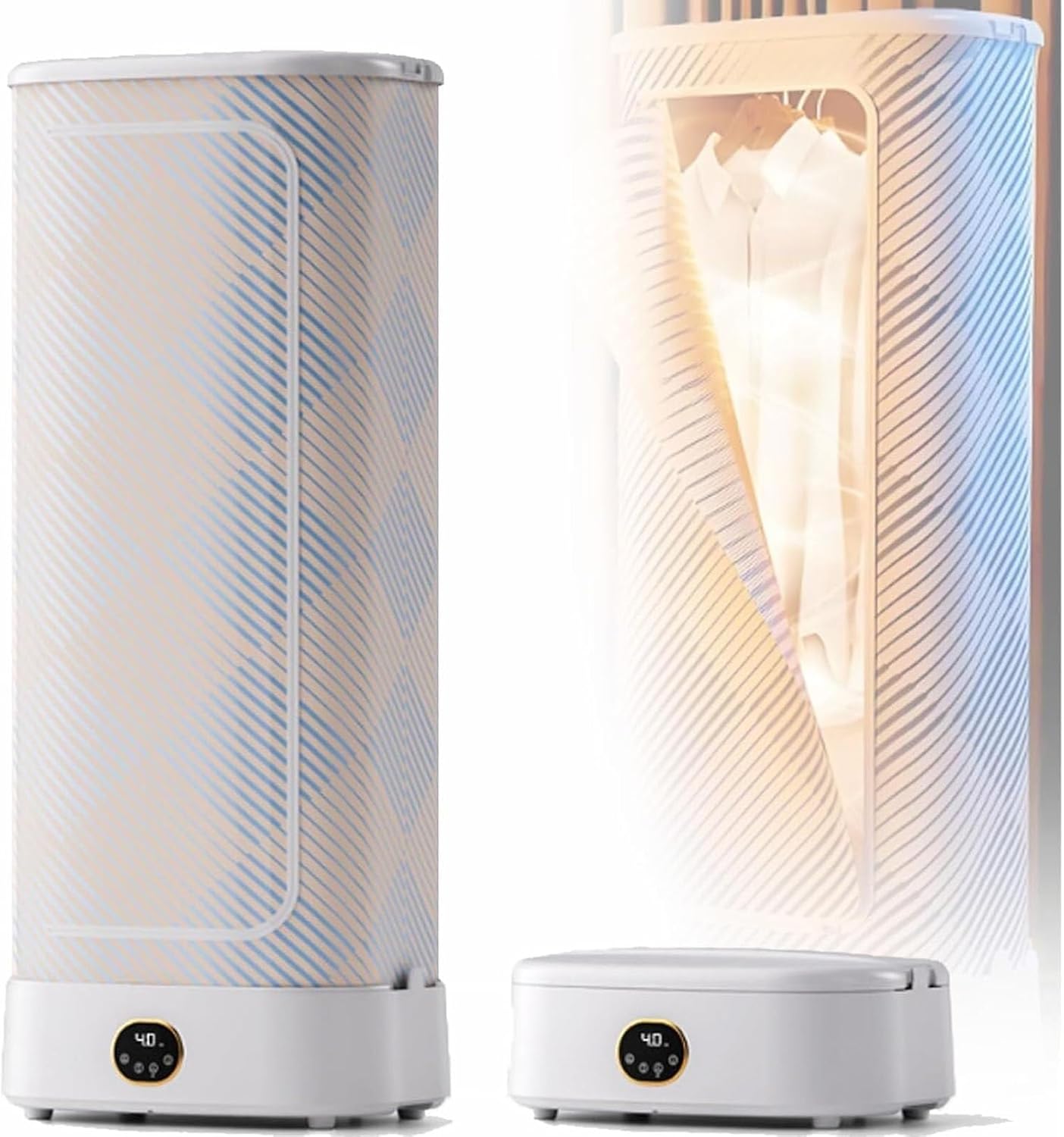 Automatic Steam Ironing Machine with Telescopic Rod with Function Clothes Dryer, Portable Dryer for Clothes and Fabrics