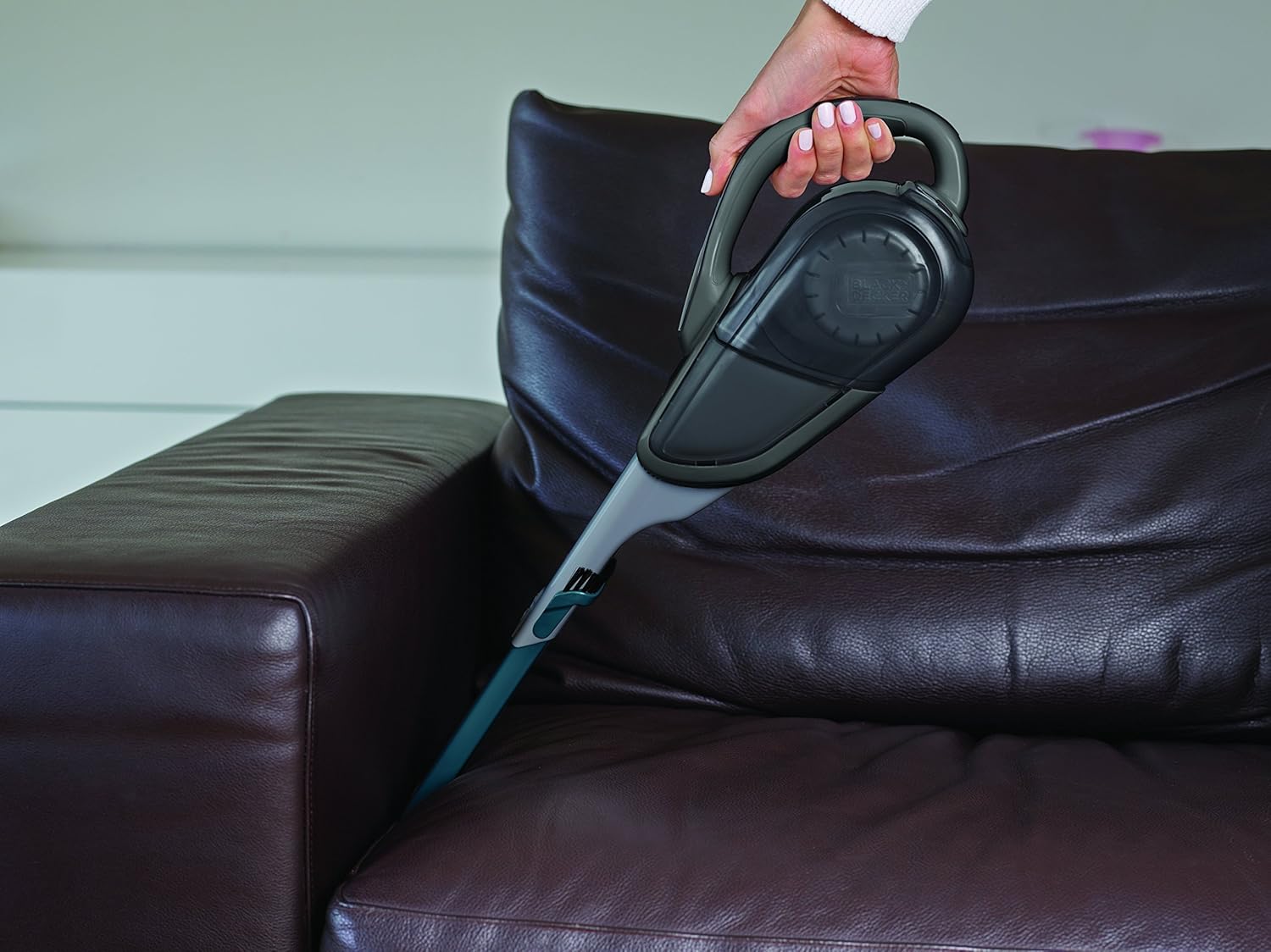 BLACK + DECKER DVJ325BF Portable Vacuum Cleaner - Portable Vacuum Cleaners (Dry, Bagless, Lithium-Ion (Li-Ion), Cyclonic, Blue, Grey, Plastic)