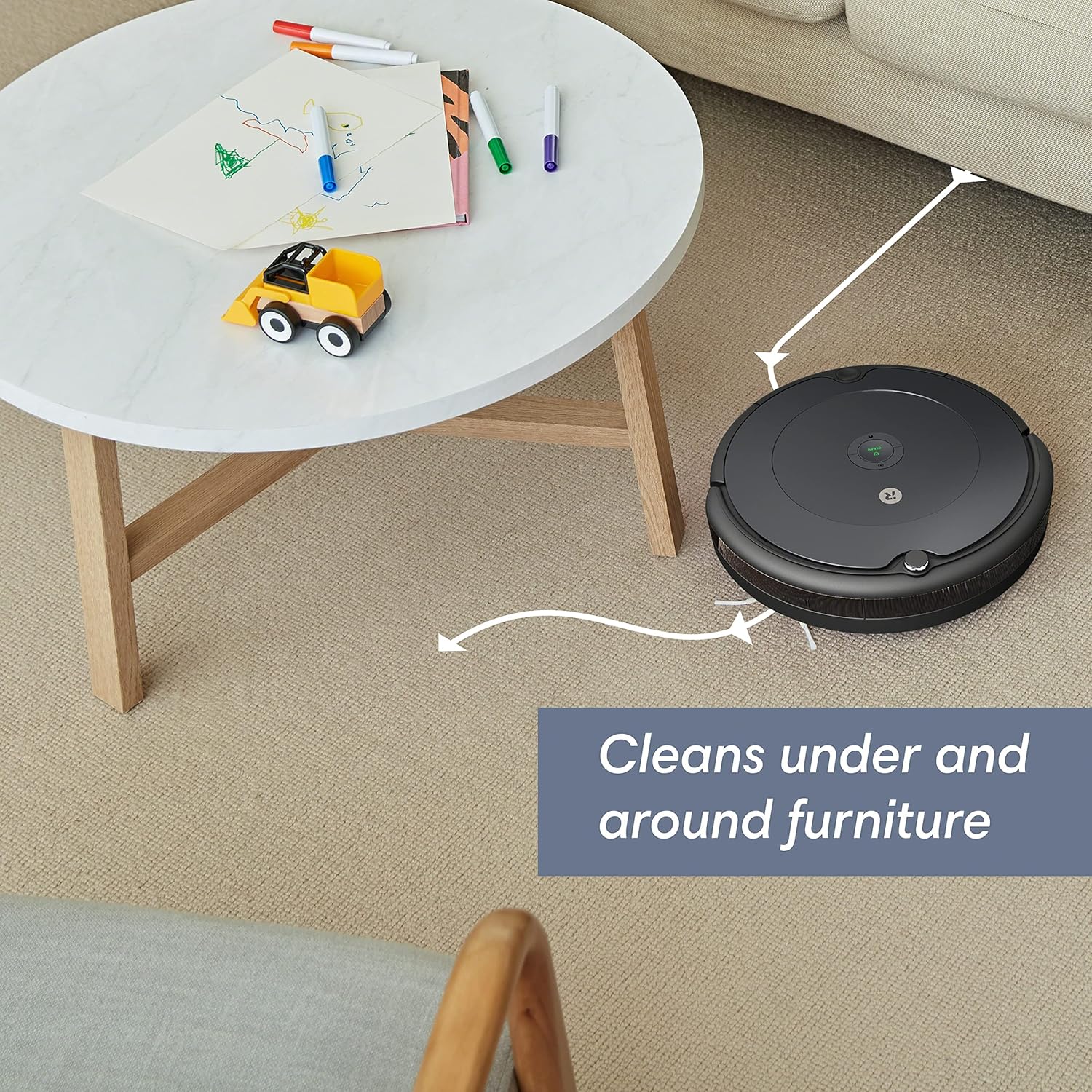 iRobot Roomba 692 Robot Vacuum - Wi-Fi Connectivity, Personalized Cleaning Recommendations, Works with Alexa, Good for Pet Hair, Carpets, Hard Floors, Self-Charging