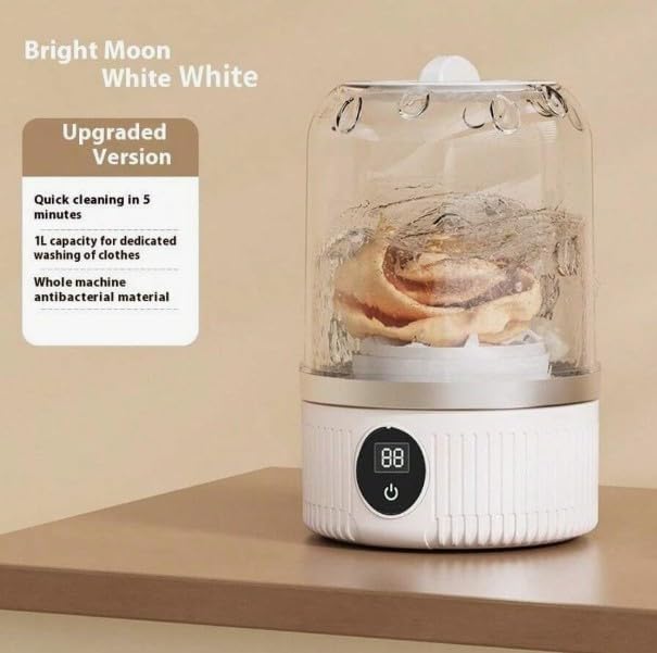 Underwear Washer, Portable Mini Washing Machine, Upgraded Mini Washings Machines, Rechargeable Cordless Washing-Machine, Laundry Cup For Bra, Underwear, Socks.