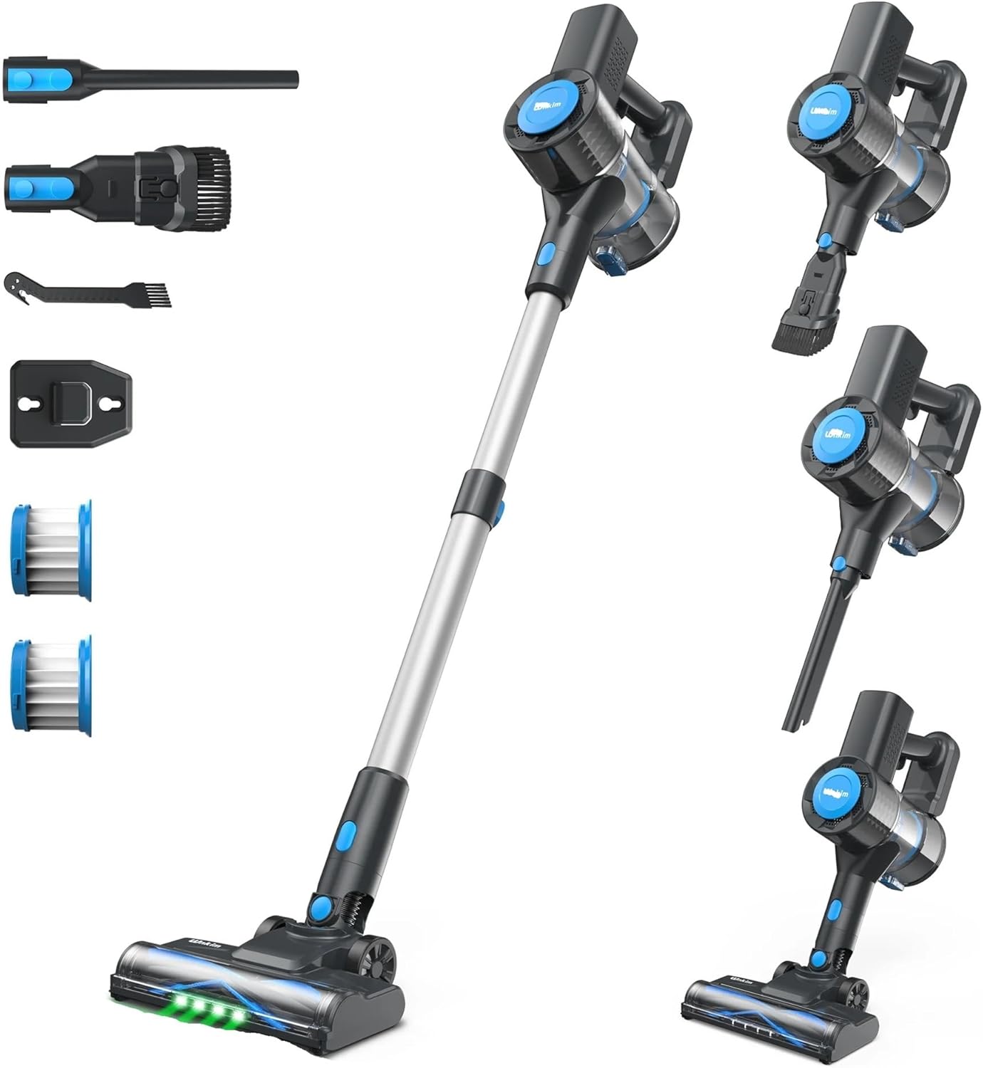 Compatible with INSE N10 Cordless Vacuum Cleaner, 30Kpa Suction Ultra Lightweight Handheld Stick Vacuum with 40 Mins Runtime & 1.2L Dust Cup for Carpet Home Cleaning(AU)