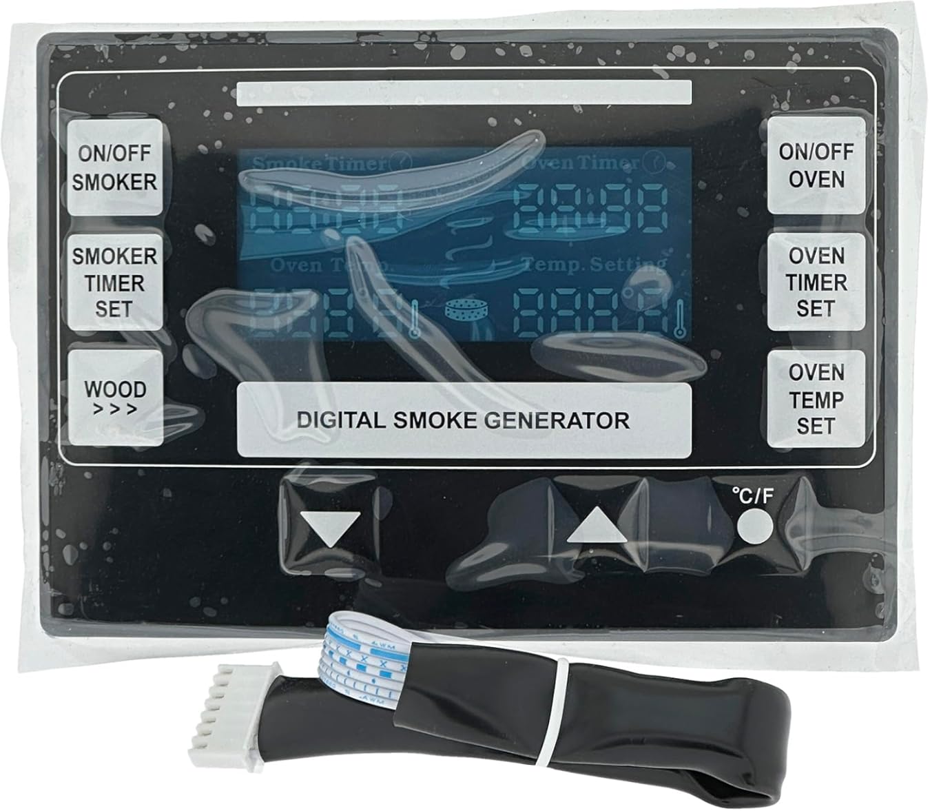 Control Circuit Board Replacement Parts for Bradley Digital 4 Rack & 6 Rack Electric Smoker (Display Panel)