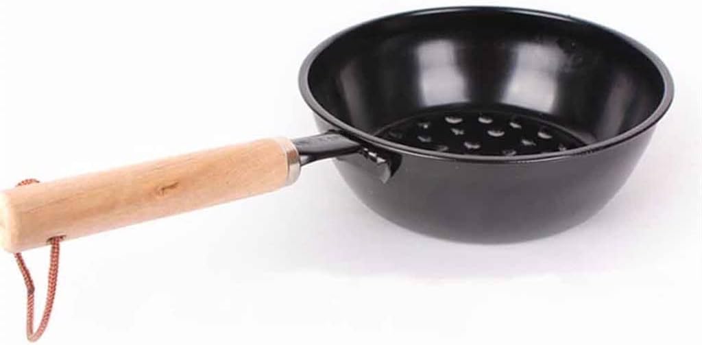 Chimney Charcoal Starter Pot Barbeque BBQ Grill With Wood Handle Portable Charcoal Brazier