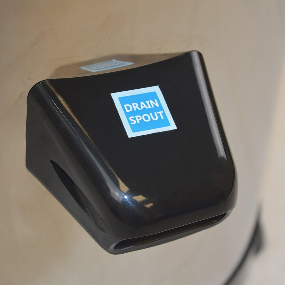 Panda 3200 RPM Portable Spin Dryer – 22lbs Capacity, Stainless Steel Drum & Outer Case, 110V – Sleek Dark Gray