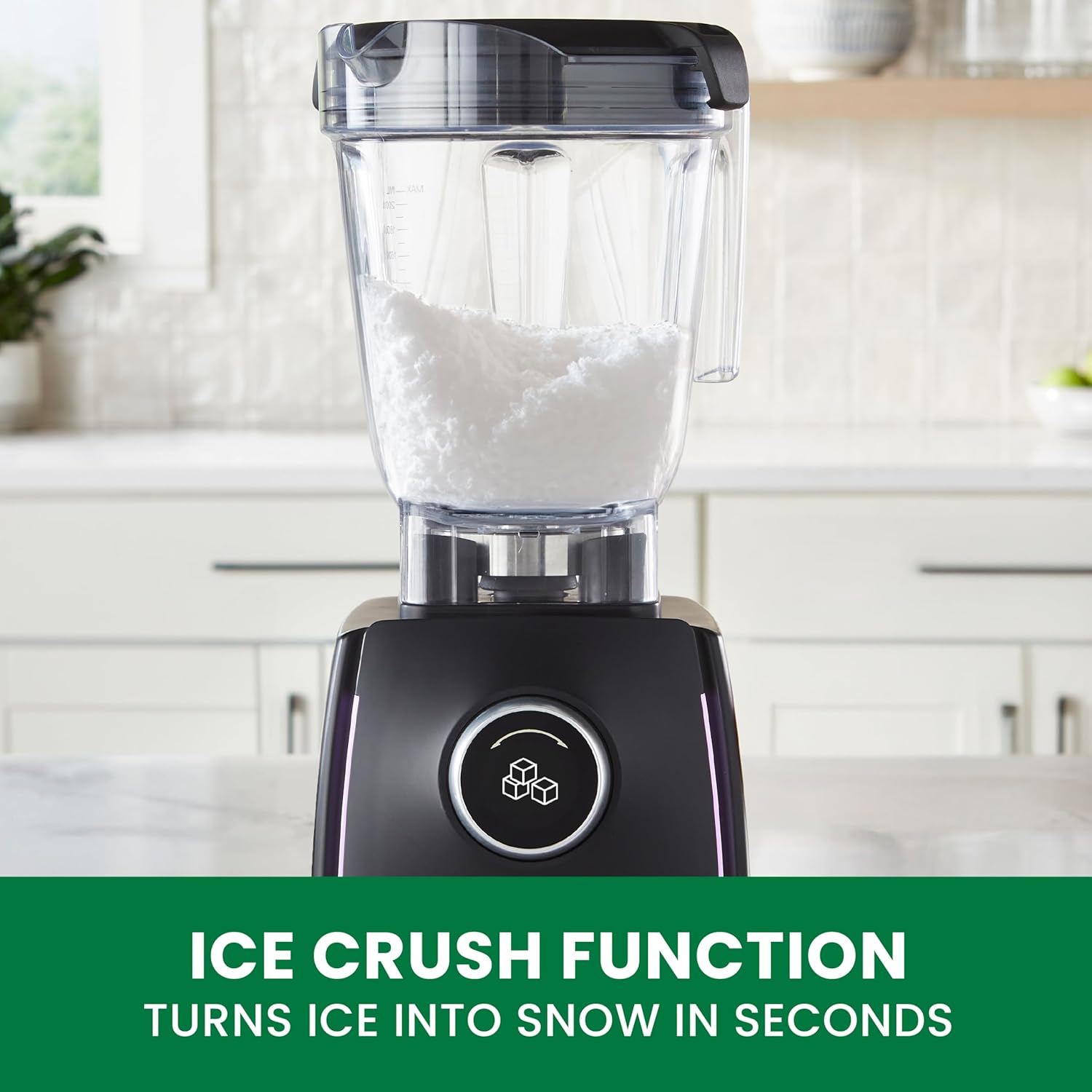 Omega ProForce Blender, Professional Grade with Intellidial Technology Includes 20 Built-In Recipes 12 Variable Speeds 7 Pulse Settings and 64-Ounce Pitcher Plus Travel Cup, 2HP/1400 Watts, Black