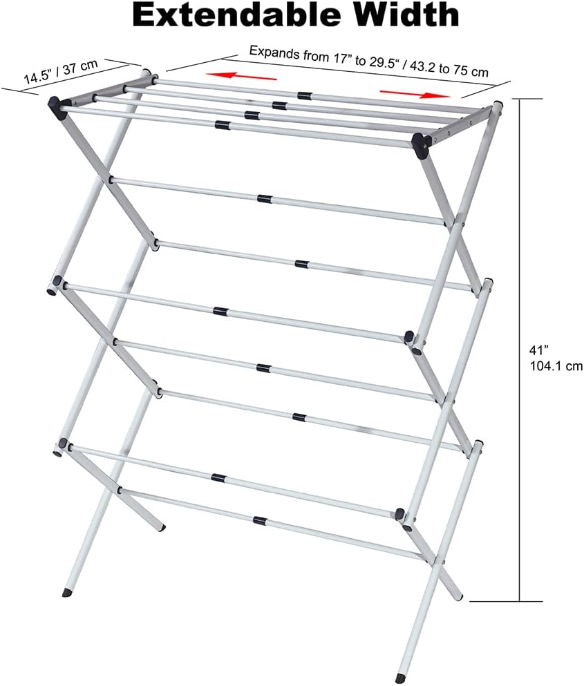 Home Basics 3 Tier Expandable Clothes Dryer