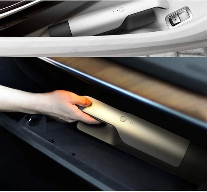 Handheld Vacuum Cleaner, Vacuum Handheld, 4200PA Battery Vacuum Cleaner Wet/Dry Noise Reduction Bagless Portable Vacuum Cleaner Quick Charge Household and Car Vacuum Cleaner