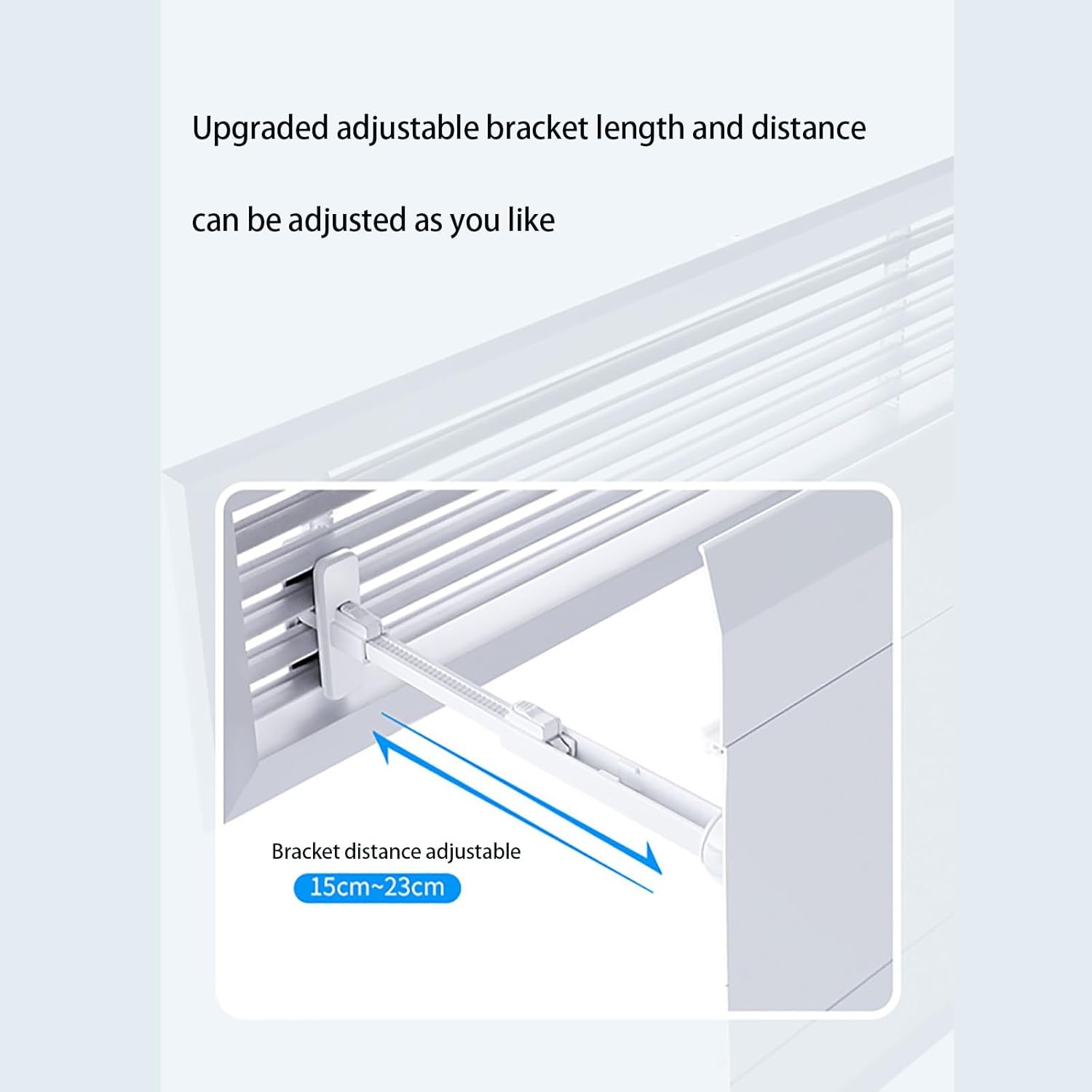 Top Central Air Conditioner Vent Deflectors, Wider Air Conditioning Deflectors For Central Ceiling Prevent Direct Air Blowing for Home, Office
