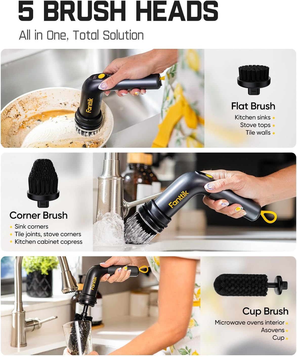 Fanttik Fold V10 Ultra Deluxe Handheld Vacuum Cordless G9 Handy Cordless Electric Spin Scrubber