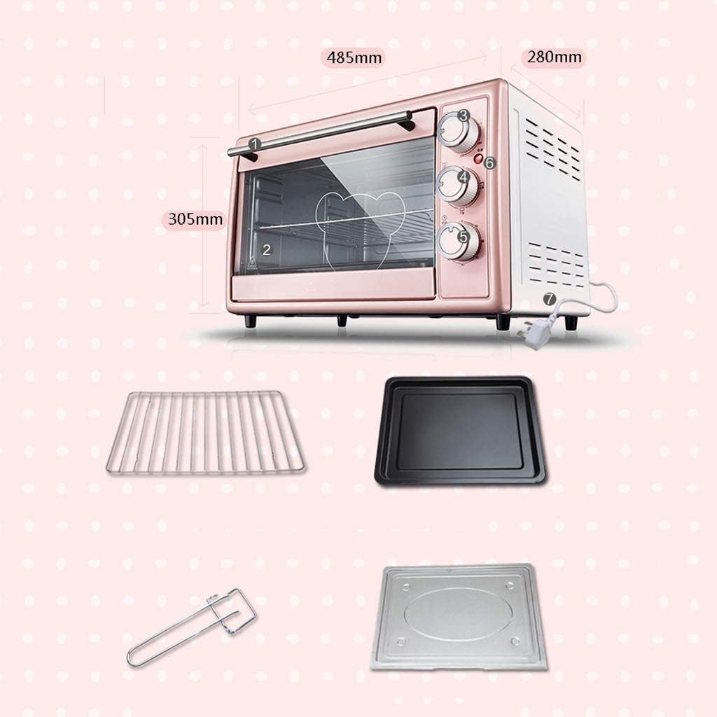 oven mini oven air fryer oven Mini Oven 30L with Controlled Temperature of 60-250 ℃ and 60-Minute Timer 3 Cooking Methods Multifunctional Household Three-Layer Oven with Steel Cover Glass Door with