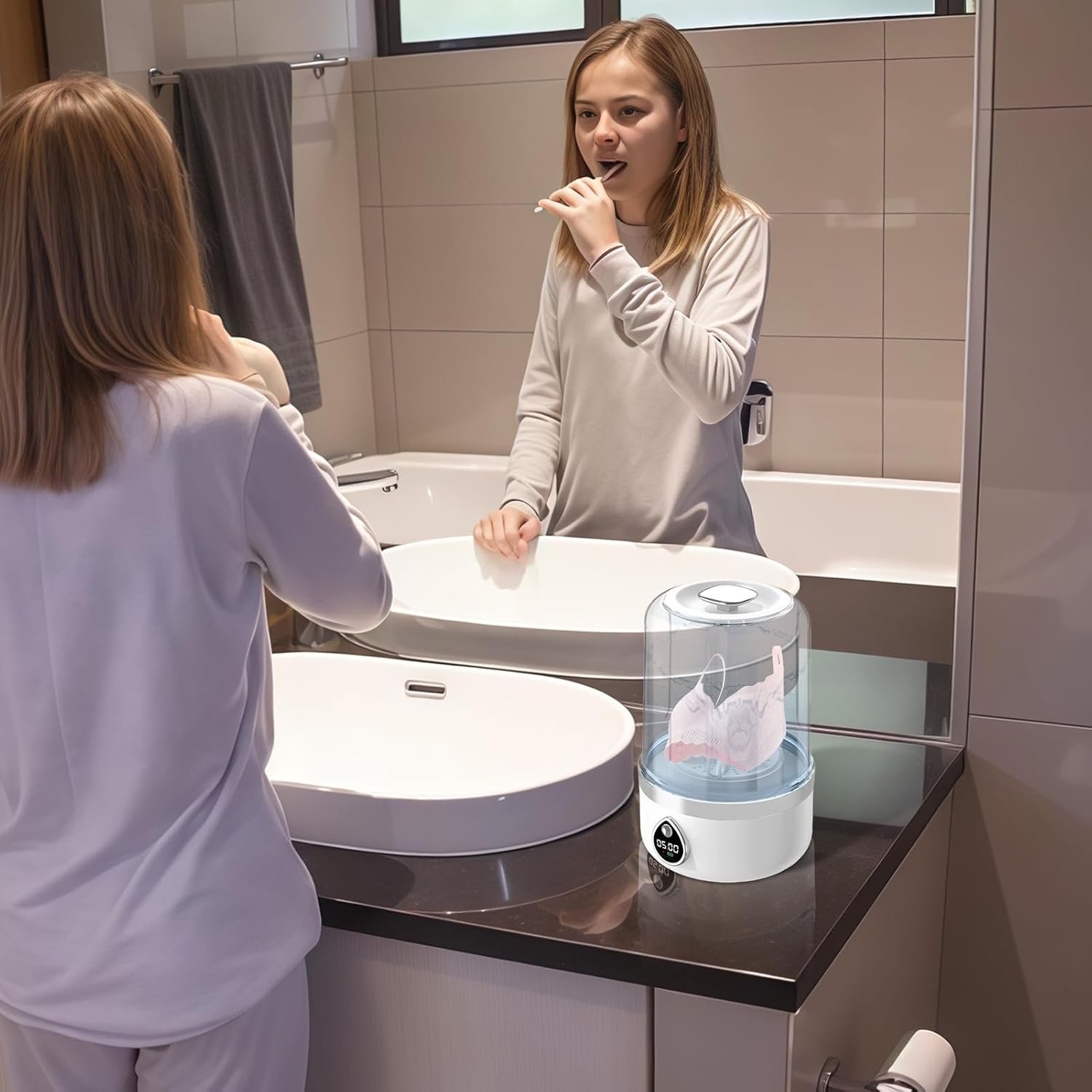 Underwear Washing Machine - Small Portable Laundry Tool | USB Powered Compact Clothes Cleaner For Socks Baby Kids Dorm Apartment Camping Travel | Deep Clean Effective Garment Washer Home Accessories