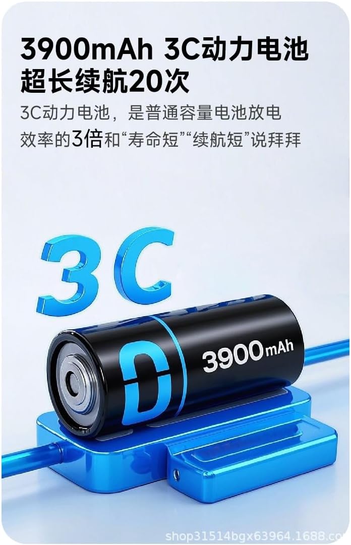 Portable Mini Washing Machine, Cordless Rechargeable, 1.6L Capacity, IPX6 Waterproof, 3900mAh Battery, Purple, for Underwear and Socks, 5.9