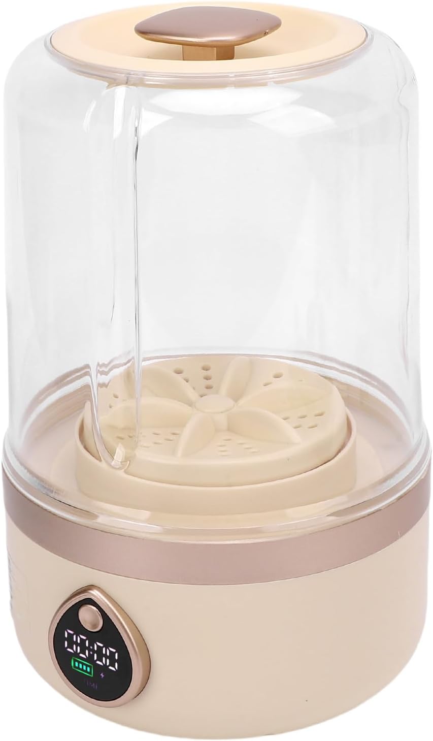 ZJchao Portable Mini Washing Machine Cordless Small Laundry Washer Underwear Sock Compact Washer for Apartment Dorm USB Powered ABS Material