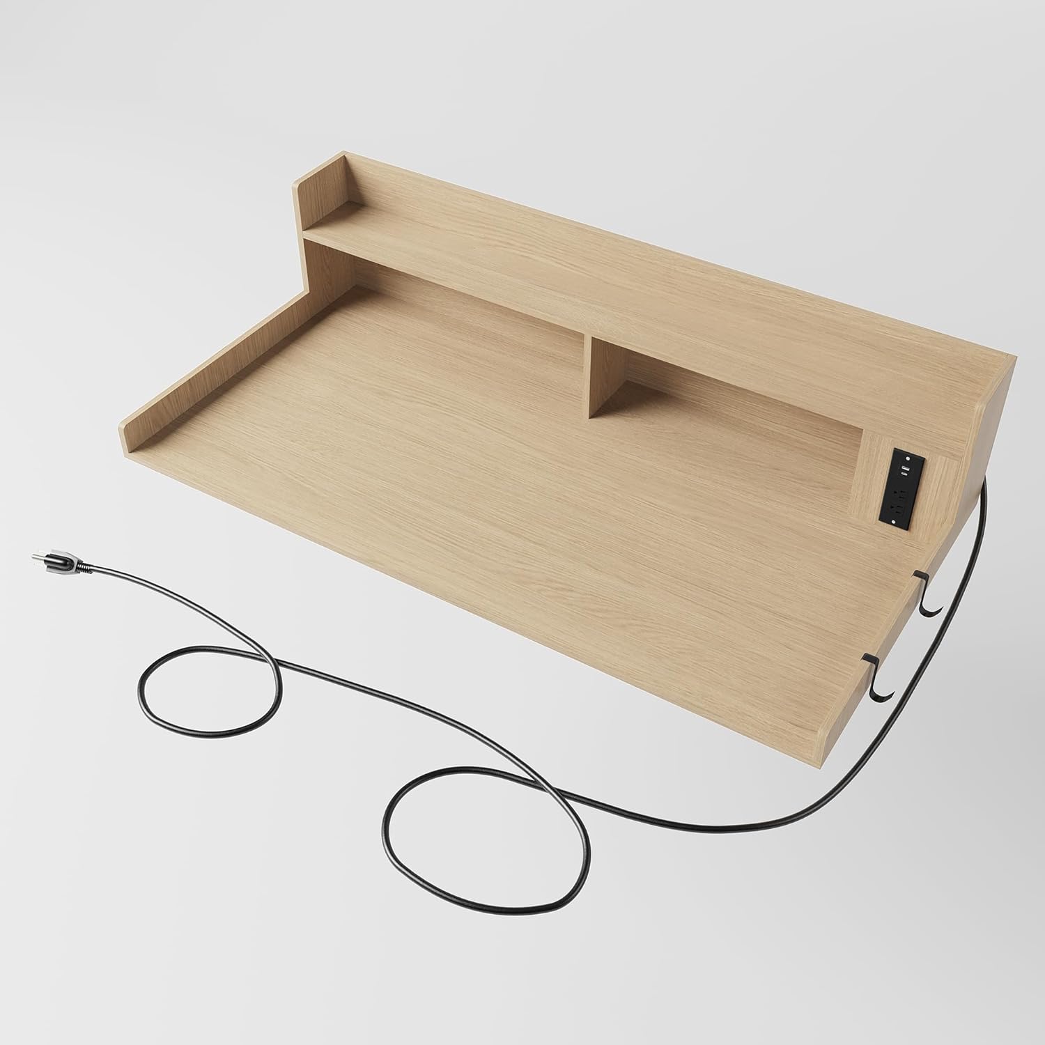 Upgraded 2-Tier Washer and Dryer Countertop with Power Outlet,54