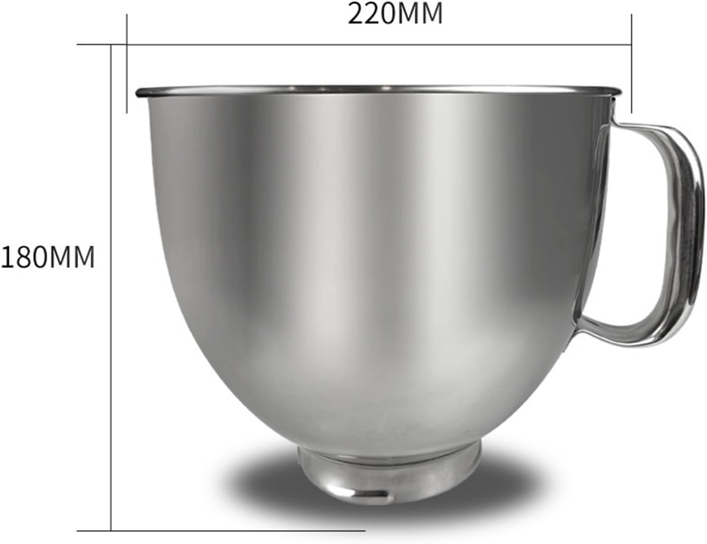 Special Accessories For Household Cooking Machines Mixing Bowl Matching Egg Beater Baking(Gold)