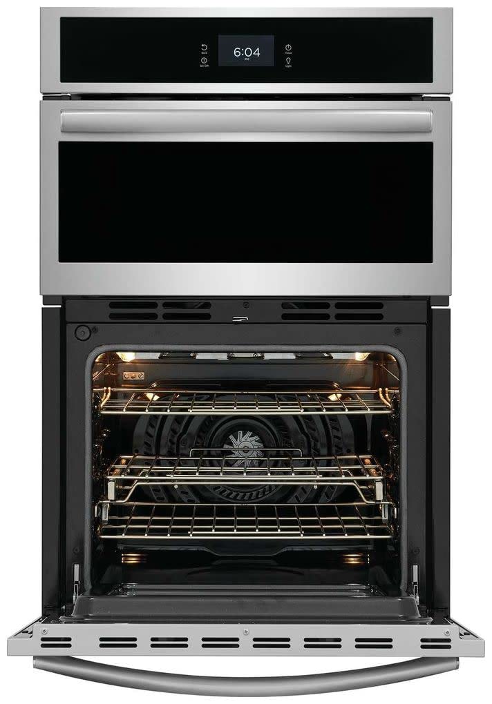 Gallery 27 in. Electric Built-in Wall Oven and Microwave Combination w/Total Convection in Smudge-Proof Stainless Steel